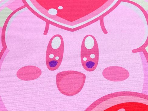 أنيمي لطيف الكرتون الوردي كيربي منطقة مستديرة البساط للفتيات الفتيان بطانية البساط الحصير السجاد للمنزل 60x60 سم in Kuwait