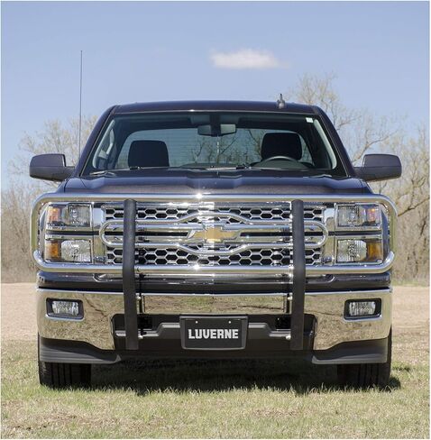 LUVERNE 331443-331610 واقي شبكة شاحنة من الصلب الكروم مقاس 2 بوصة، اختر شيفروليه سيلفرادو، جي إم سي سييرا 1500 in Kuwait