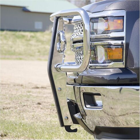 LUVERNE 331443-331610 واقي شبكة شاحنة من الصلب الكروم مقاس 2 بوصة، اختر شيفروليه سيلفرادو، جي إم سي سييرا 1500 in Kuwait