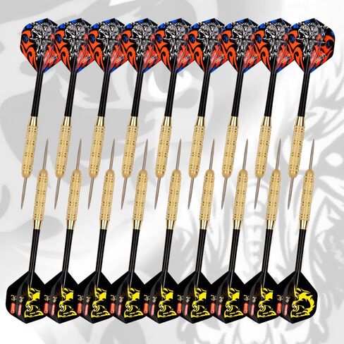 ONE80 Vapor 180، رمي السهام ذات الشعيرات الخشنة، خالية من الدبابيس، سهام من نوع Bullseye Steeltip، رحلات إضافية in Kuwait