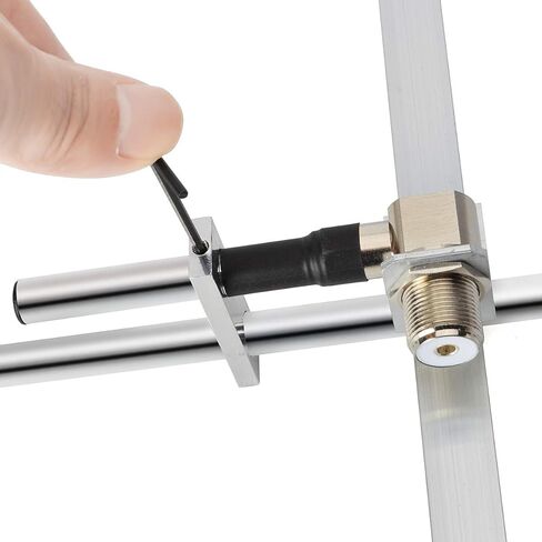 TWAYRDIO 7dBi هوائي Yagi خارجي 100 واط 400-470 ميجا هرتز هوائي عالي الكسب مع موصل سالب SL16 لراديو الهاتف المحمول UHF والراديو ثنائي الاتجاه in Kuwait