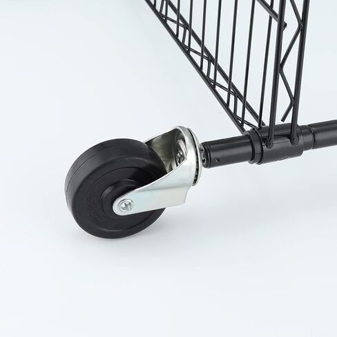 3-Inch Wire Shelf Wheels,Wheels,Casters for Wire Shelving Thread Casters with 1/4" 5/16" 3/8" m8 m10 Threaded Stem Included in One Set of Wheels,Universal for All Kind of Shelving Unit in Saudi Arabia