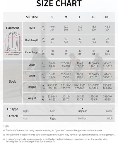 بلوفر ARSUXEO لركوب الدراجات من الجيرسيه للرجال بأكمام طويلة وقميص لركوب الدراجات الجبلية و4 جيوب in Kuwait