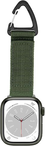 Tactical Duty Belt Keychain for Apple Watch Series Nylon Band | Watch Fob Military Braided Strap for iWatch Series 11 10 9 8 7 6 5 4 3 2 1, Ultra 3 2 1/SE 3 2 1, 38/40/41/42/44/45/46/49mm in Kuwait