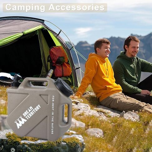 2.6Gallon (10L) Water Jug，camping gear，Water Tank,BPA Free Water Jug, Multifunction Water Storage Containers for Camping Outdoor Hiking,Emergency Stroage in Kuwait