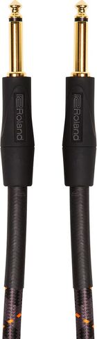 Roland Gold Series Instrument Cable, Angled/Straight 1/4-Inch Jack, 15-Feet in Saudi Arabia