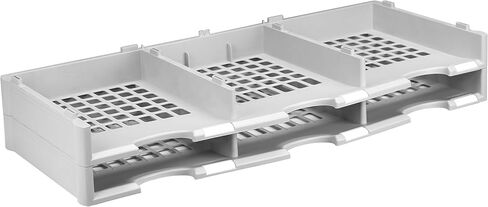 Storex Modular 24-Compartment Literature Organizer, Black, (61435U01C) in Saudi Arabia