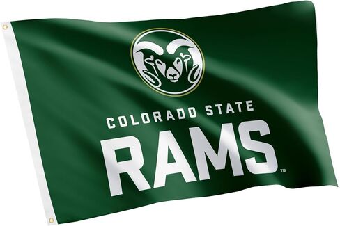 Desert Cactus Colorado State University Flag Rams CSU Flags Banners 100% Polyester Indoor Outdoor 3x5 (Style U) in Saudi Arabia