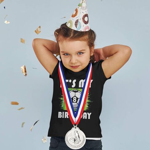 12 Pieces Soccer Award Medals Metals Gold Prizes for Kids and Adults Sports Soccer Games, Competitions Celebration, Party Favors, 2.5 Inches in Saudi Arabia
