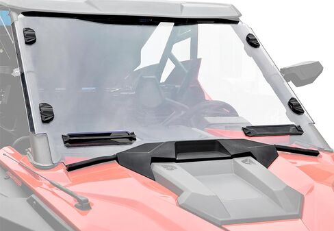 الزجاج الأمامي الكامل لـ Polaris RZR PRO XP 20-24، الزجاج الأمامي الشفاف ذو الطبقة الصلبة من البوليستر لملحقات Polaris RZR Turbo R/ RZR PRO XP 4 2020-2024 (استبدال #2883756) in Saudi Arabia