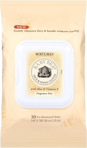 مناديل الوجه واليدين للأطفال من بيرت بيز - 30 قطعة in Kuwait