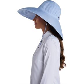 Coolibar UPF 50+ Women's Compact in A SNAP!™ Shelby Shapeable Poolside Hat in Saudi Arabia