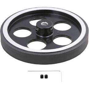 CNBTR Aluminum Industrial Encoder Wheel Meter Wheel Diameter 65mm for Rotary Encoder with Wrench & Screws in Kuwait