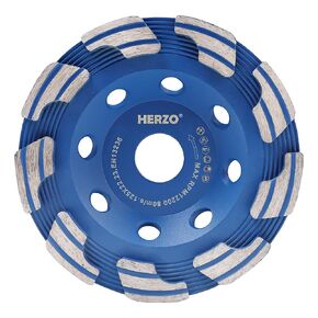 HERZO Diamond Concrete Grinding Wheel 5 inch,Diamond Cup Wheel for for Polishing and Cleaning Stone Concrete Surface, Cement, Marble, Rock, Granite, and Thinset Removing in Saudi Arabia