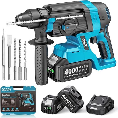 SEESII Cordless Dropensh Hammer Drill: 21V SDS-PLUS HARMER PRICKEN in Saudi Arabia