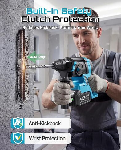 SEESII Cordless Dropensh Hammer Drill: 21V SDS-PLUS HARMER PRICKEN in Saudi Arabia