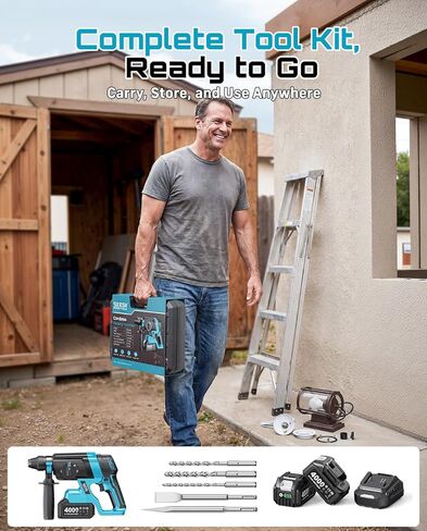 SEESII Cordless Dropensh Hammer Drill: 21V SDS-PLUS HARMER PRICKEN in Saudi Arabia