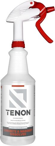 Tenon Concrete & Masonry Dissolver - Remove Concrete, Cement, Mortar, Grout, Stucco, and Masonry from Tools, Mixers, Wood, Plastic, and Aluminum, Ready-to-Use, Non-Toxic (28 Ounce) in Saudi Arabia