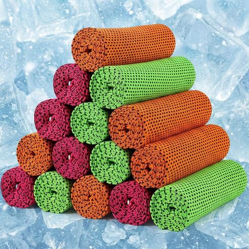 BBTO Cooling Towel Microfiber Ice Towel Cold Sport Towel Neck Soft Breathable Chilly Sweat Towel Yoga Gym Hot Weather Running, 32 x 12 Inches in Saudi Arabia