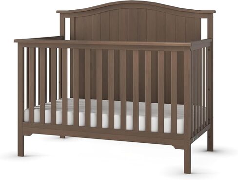Child Craft Hampton Arch 4-in-1 Convertible Crib, Baby Crib Converts to Day Bed, Toddler Bed and Full Size Bed, 3 Adjustable Mattress Positions, Non-Toxic, Baby Safe Finish (Dusty Heather) in Saudi Arabia