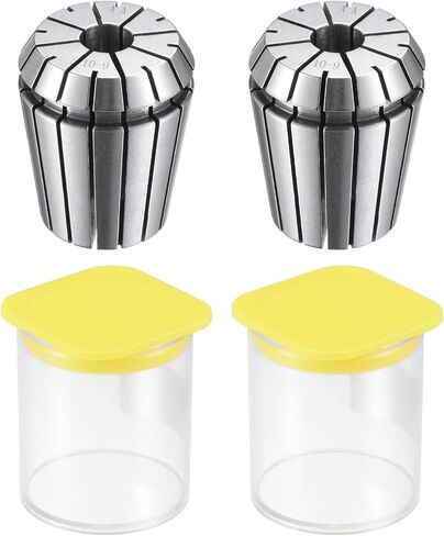 uxcell ER32 Spring Collet, 10mm Chuck for CNC Engraving Machine Lathe Milling 2pcs in Saudi Arabia