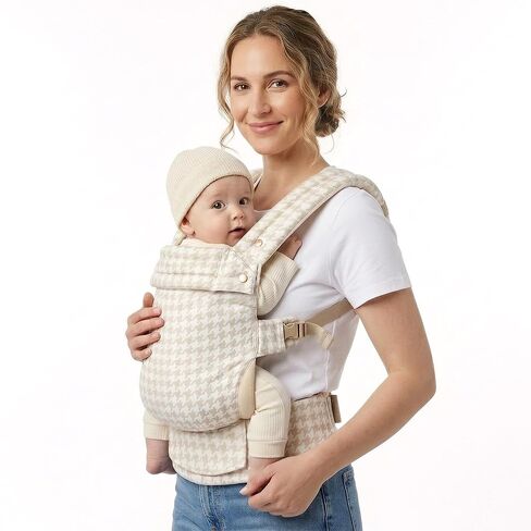 Baby Carrier Newborn to Toddler- Ergonomic,Cozy and Lightweight Infant Carrier for 7-40lbs,3 Carry Positions Newborn Carrier,Pink in Saudi Arabia
