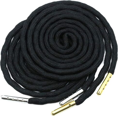 YJRVFINE Heavy Duty Boot Shoelaces: 2 Pairs Round Wave Non Slip Hiking Shoe Laces in Saudi Arabia