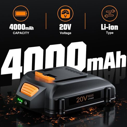 Bonacell 2 Pack 6.5Ah 20V PCC685L Replacement for Porter Cable 20V Battery Compatible with Porter Cable 20V Lithium Battery PCC680L PCC681L PCC682L PCC685L PCC660B PCC790B in Saudi Arabia