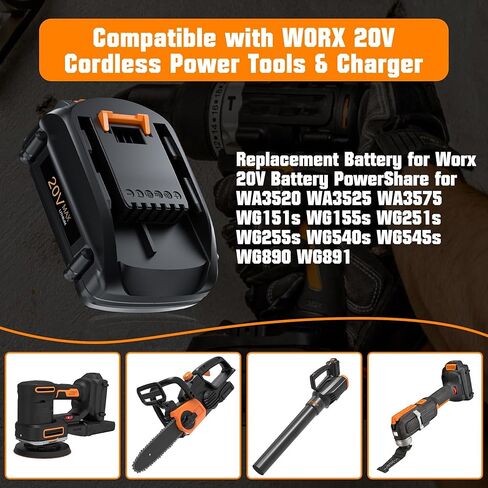 Bonacell 2 Pack 6.5Ah 20V PCC685L Replacement for Porter Cable 20V Battery Compatible with Porter Cable 20V Lithium Battery PCC680L PCC681L PCC682L PCC685L PCC660B PCC790B in Saudi Arabia
