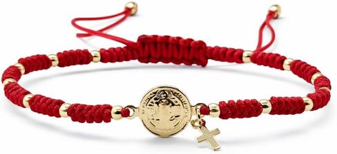 كروزون سانت بنديكت وسام قابل للتعديل سلسلة حمراء Pulsera سان بينيتو in Kuwait