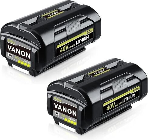VANON [Upgrade to 4800mAh DW9062 Ni-MH Replacement for Dewalt 9.6V Battery DW9061 DW926 DC750KA DW955K DW955 DW926K-2 DW926K DW902 DW050 DE9062 DE9061 DE9036 DW955K-2 DW050K(2Pack, Black) in Saudi Arabia