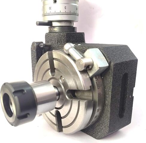 HV4 Rotary Table -3 فتحة مع محول ER25 Collet مجاني -جدول الطحن الدقيق لل CNC والمخرطة in Saudi Arabia