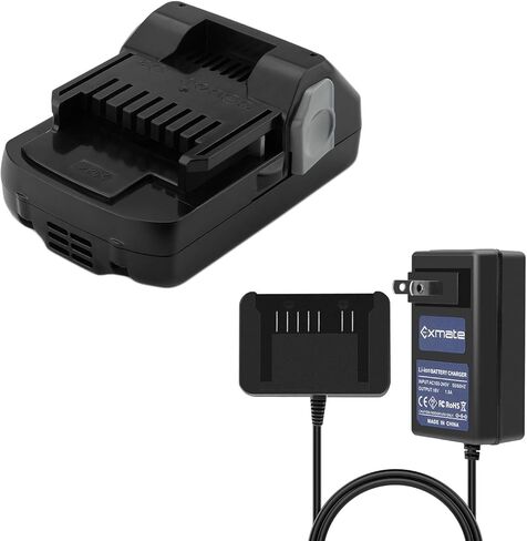 بطارية Exmate 18V 2.5Ah ليثيوم أيون على شكل شريحة لشركة هيتاشي 339782 BSL1830C BSL1815S BSL1815X BSL1830 330139 330557 in Kuwait