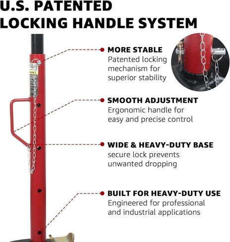 BESTOOL Heavy Duty Jack Stand，Car Jack Stand with Security Locking Pins-14 ton(28000Ibs) Capacity, 2 Pack in Saudi Arabia