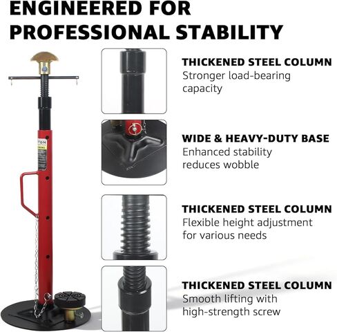 BESTOOL Heavy Duty Jack Stand，Car Jack Stand with Security Locking Pins-14 ton(28000Ibs) Capacity, 2 Pack in Saudi Arabia