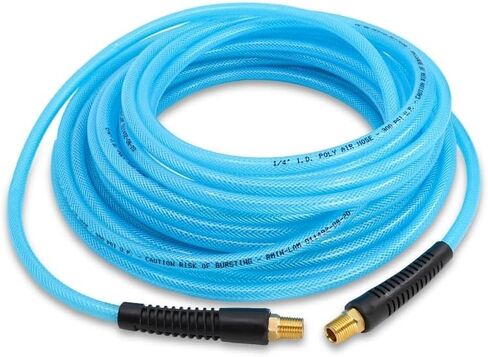 AVAGARD 1/4" x 25' Polyurethane Air Hose - Lightweight, Flexible & Durable Pneumatic Hose for Industrial, Automotive, Construction & Manufacturing, 300 PSI, Ozone, Kink & Abrasion Resistant in Saudi Arabia