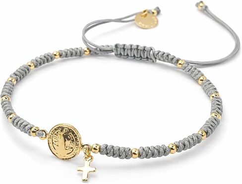 CRUZONE St Benedict Medal Adjustable Red String Pulsera San Benito in Kuwait