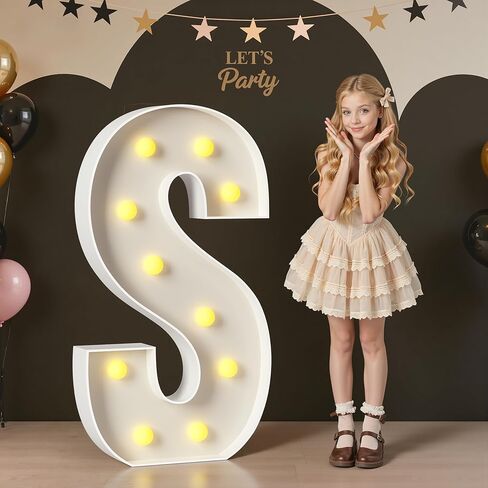 Mixifox Marquee Light Up Letters, 3FT Large Light Up Letters for Party,Letter M in Kuwait