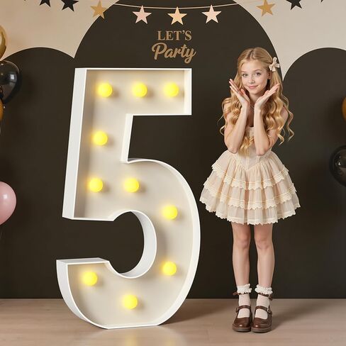 Mixifox Marquee Light Up Letters, 3FT Large Light Up Letters for Party,Letter M in Kuwait