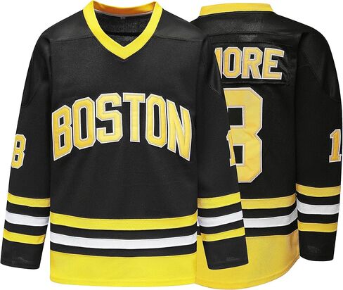 Boston Happy Gilmore #18 Adam Sandler 1996 Movie Ice Hockey Jersey Stitched Letters and Numbers S-XXXL in Saudi Arabia