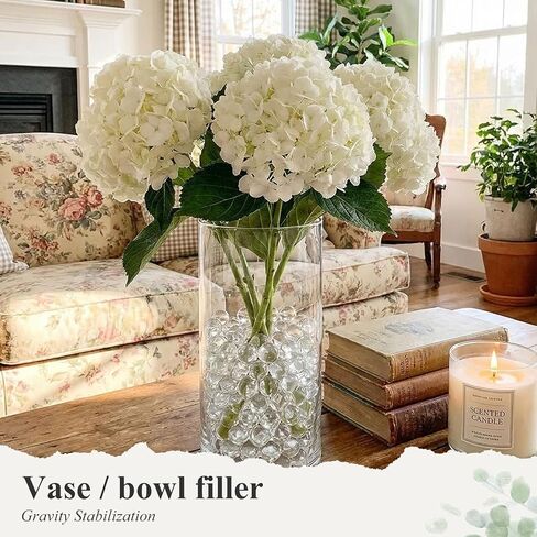 FUTUREPLUSX 5LB Glass Marbles, Clear Marbles Bulk Round Glass Marbles Bag of Marbles Vase Fillers for Kids Home Decor 0.63 Inch in Saudi Arabia