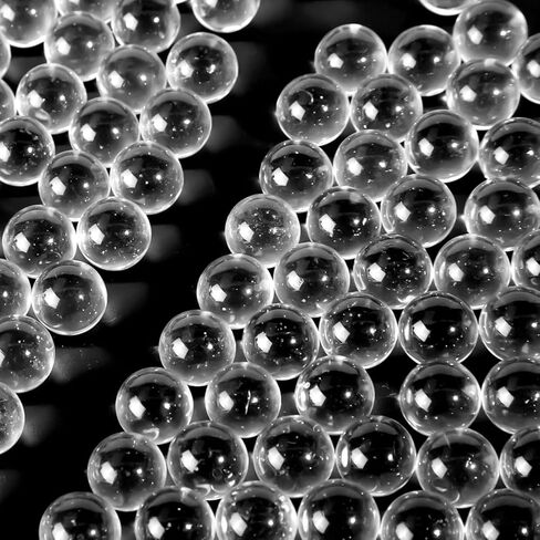 FUTUREPLUSX 5LB Glass Marbles, Clear Marbles Bulk Round Glass Marbles Bag of Marbles Vase Fillers for Kids Home Decor 0.63 Inch in Saudi Arabia