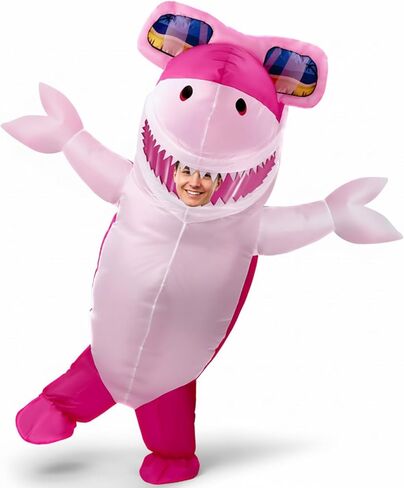 Foaincore Inflatable Shark Costumes for Adults Halloween Costumes Shark Air Blow up Fancy Costume for Cosplay Part in Saudi Arabia