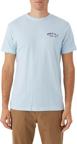 O'NEILL Men's Wave Logo T-Shirt - Comfortable Graphic Tees for Men - Screen Printed Short Sleeve Shirt in Saudi Arabia