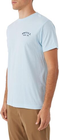 O'NEILL Men's Wave Logo T-Shirt - Comfortable Graphic Tees for Men - Screen Printed Short Sleeve Shirt in Saudi Arabia