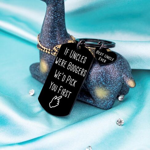 Uncle Gifts from Nephew Niece Funny Uncle Keychain for Fathers Day Birthday Christmas Halloween New Year Thanksgiving Wedding Gifts for Uncle Special Best Uncle Ever Gifts Personalized Keychain in Saudi Arabia