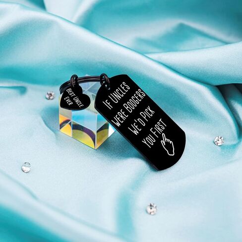 Uncle Gifts from Nephew Niece Funny Uncle Keychain for Fathers Day Birthday Christmas Halloween New Year Thanksgiving Wedding Gifts for Uncle Special Best Uncle Ever Gifts Personalized Keychain in Saudi Arabia
