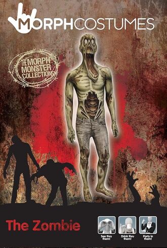 بدلة Morphsuits الرجالية Monster the Zombie Skinsuit in Kuwait