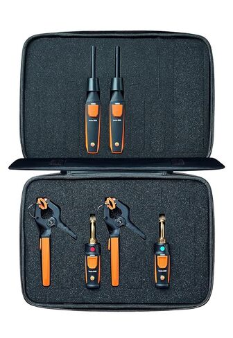 testo Smart Probe Kit I HVAC/R Test and Load Set for air Conditioning, Refrigeration and Heating System I Includes testo 115i, 549i and 605i – with Bluetooth in Kuwait