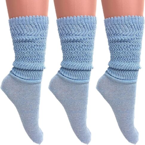 Cotton Lightweight Slouch Socks for Women Extra Thin Socks Size 9 to 11 in Saudi Arabia